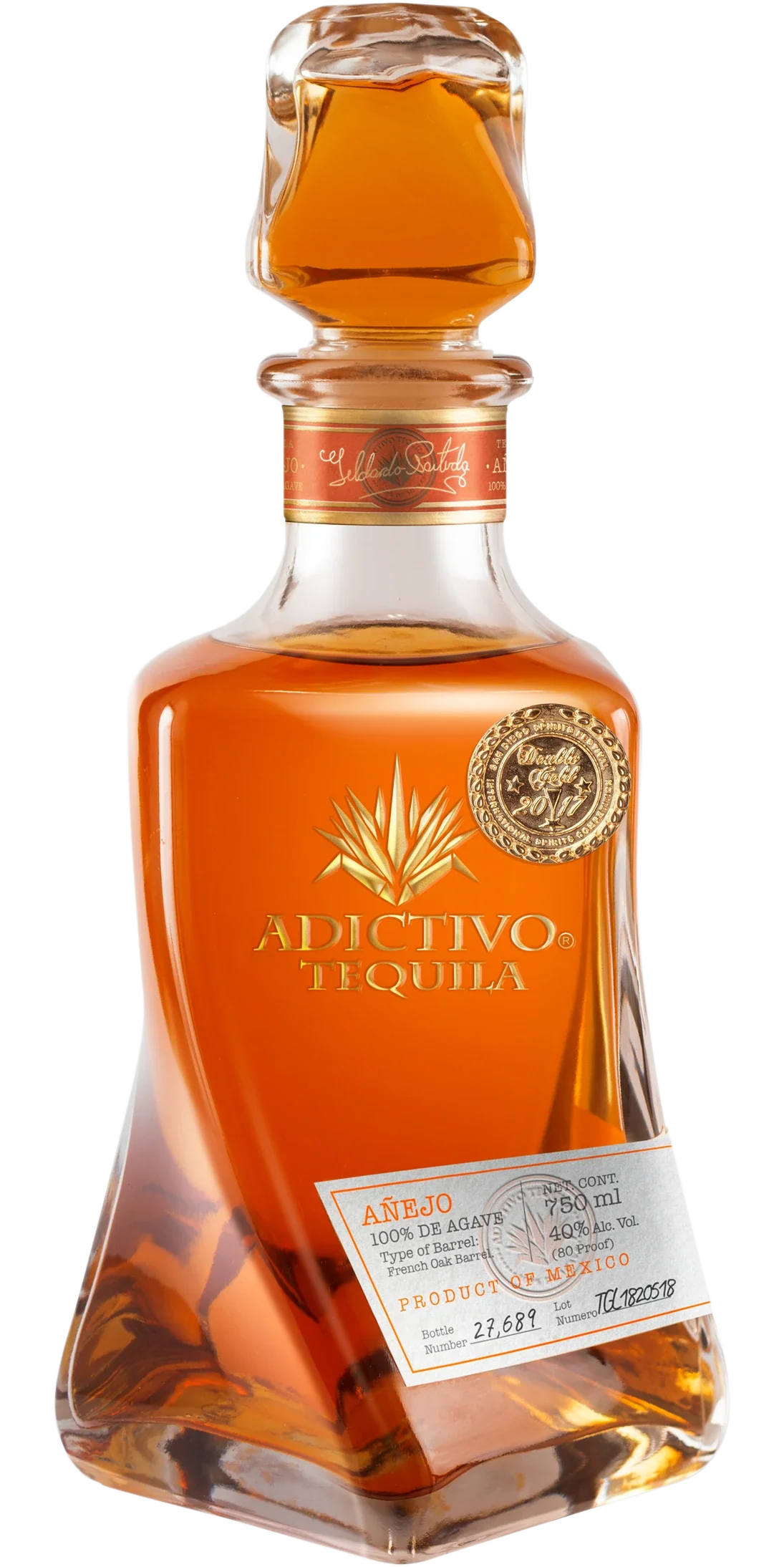 ADICTIVO ANEJO TEQUILA 750ML @ Regina [1025321]