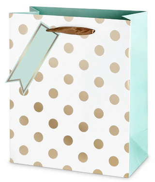 CAKEWALK BAG ASSORTED LARGE GOLD POLKADOT @Deerfoot Meadows [1004494]