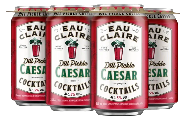EAU CLAIRE DILL PICKLE CAESAR 355ML 6PK CAN @ Emerald Hills [1052350]
