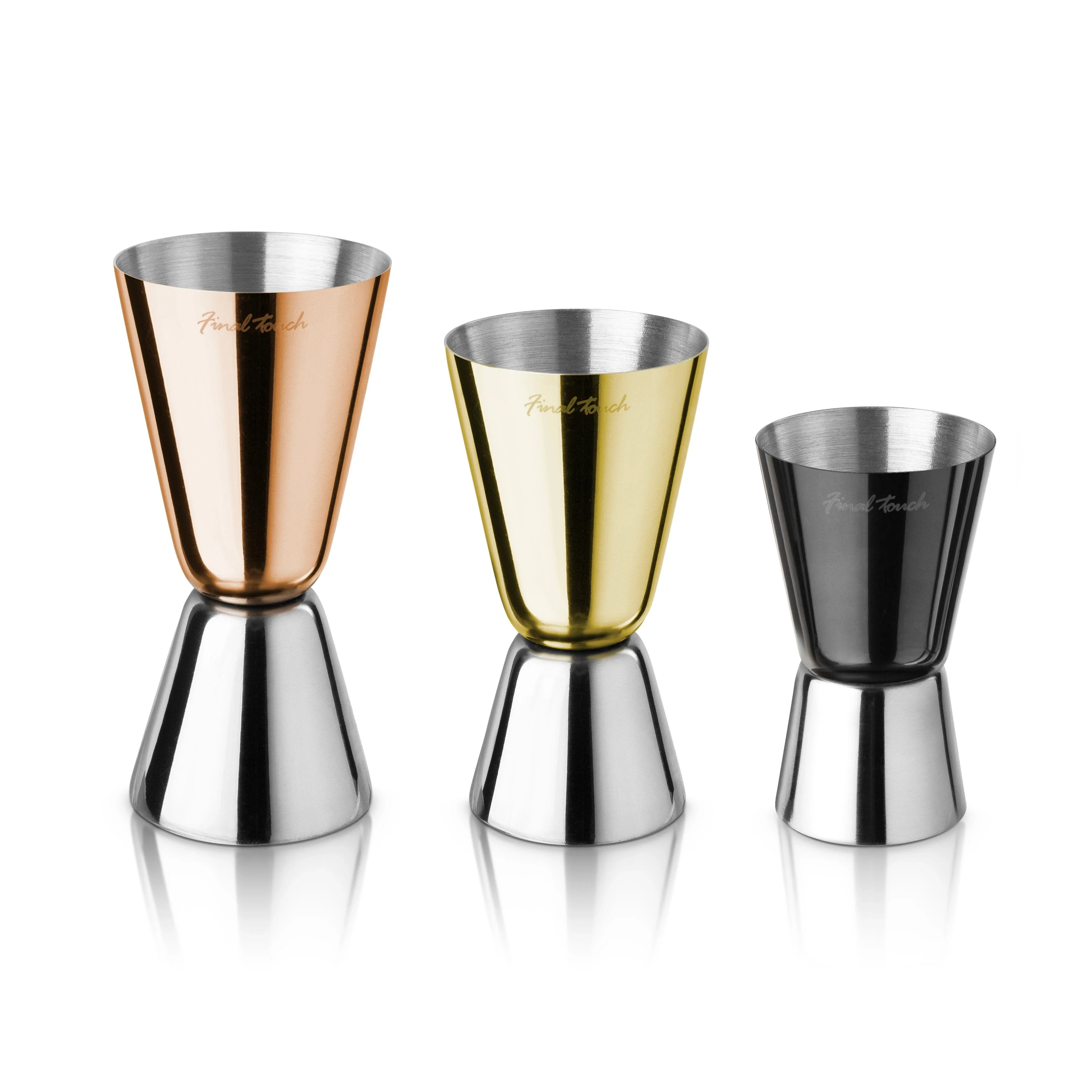 FINAL TOUCH MIXED METAL JIGGER SET 3PK @ St. Albert [1055244]