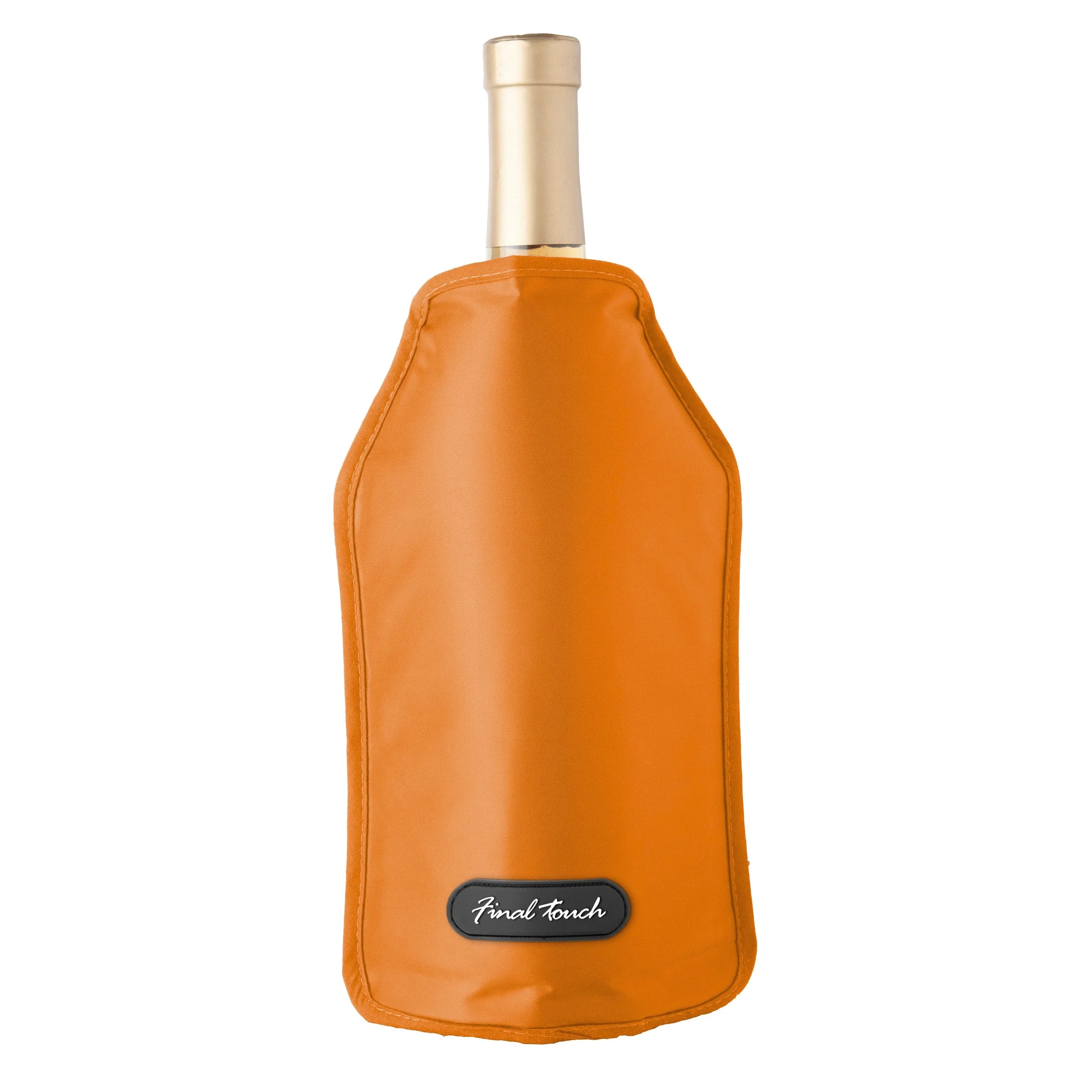 FINAL TOUCH WINE BOTTLE SLEEVE CHILLER ORANGE @ Windermere [1055241]