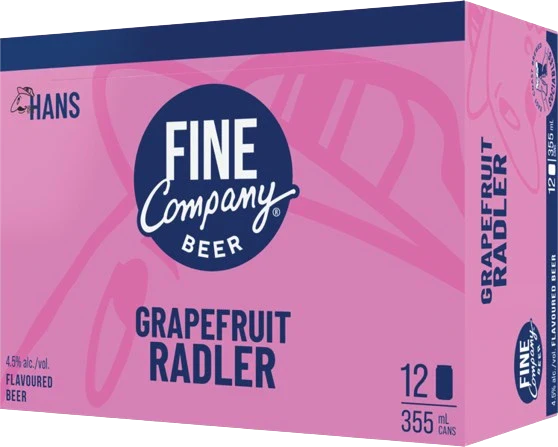 FINE COMPANY GRAPEFRUIT RADLER 355ML 12PK CAN @ Signal Hill [1051016]