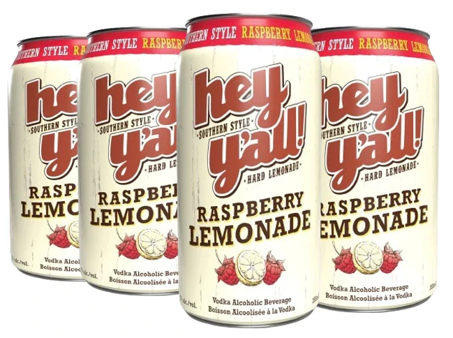 HEY YALL HARD LEMONADE RASPBERRY 355ML 6PK CAN @ MacTaggart Ridge [1052014]