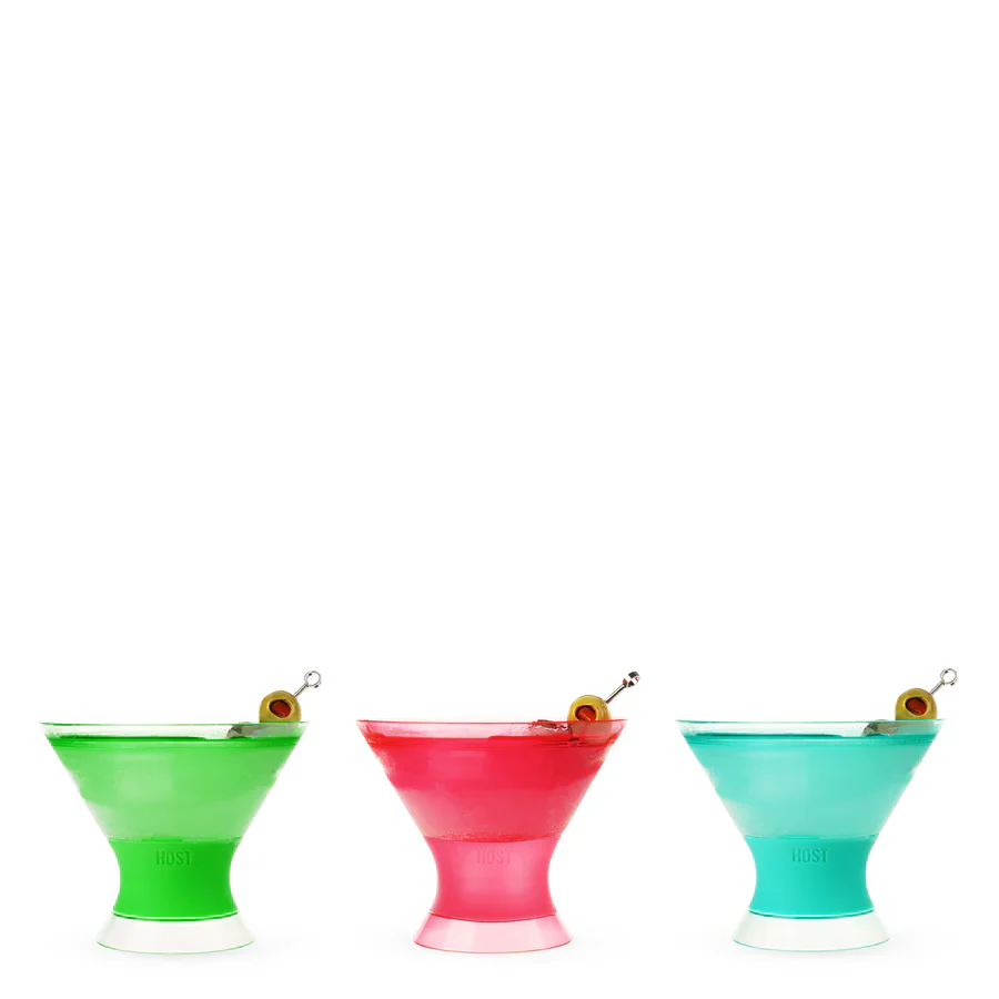 HOST MARTINI FREEZE COOLING CUPS VIVID ASSORTED @ Red Deer [1061116]
