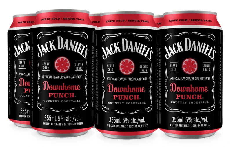 JACK DANIELS DOWNHOME PUNCH 355ML 6PK CAN @ St. Albert [1058584]