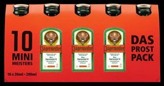 JAGERMEISTER HERBAL LIQUEUR MINI MEISTER 20ML 10PK @ Sage Hill [1002933]