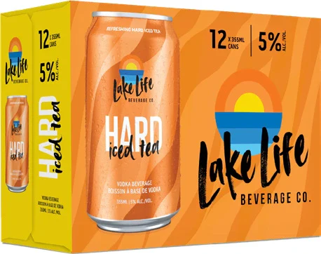 LAKE LIFE HARD ICED TEA 355ML 12PK CAN @ MacTaggart Ridge [1056636]