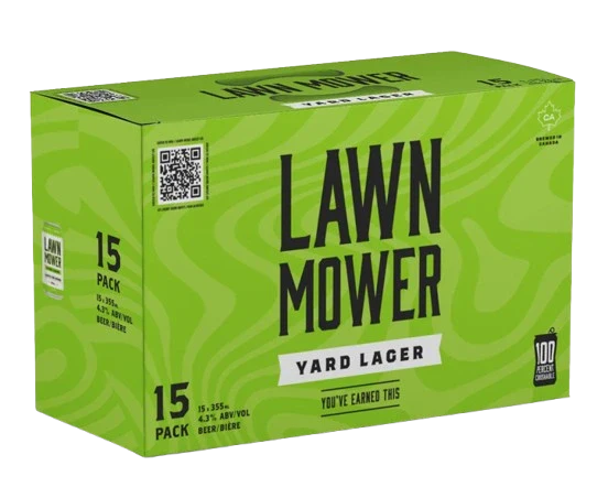 LAWN MOWER YARD LAGER 355ML 15PK CAN @ Airdrie [1058667]