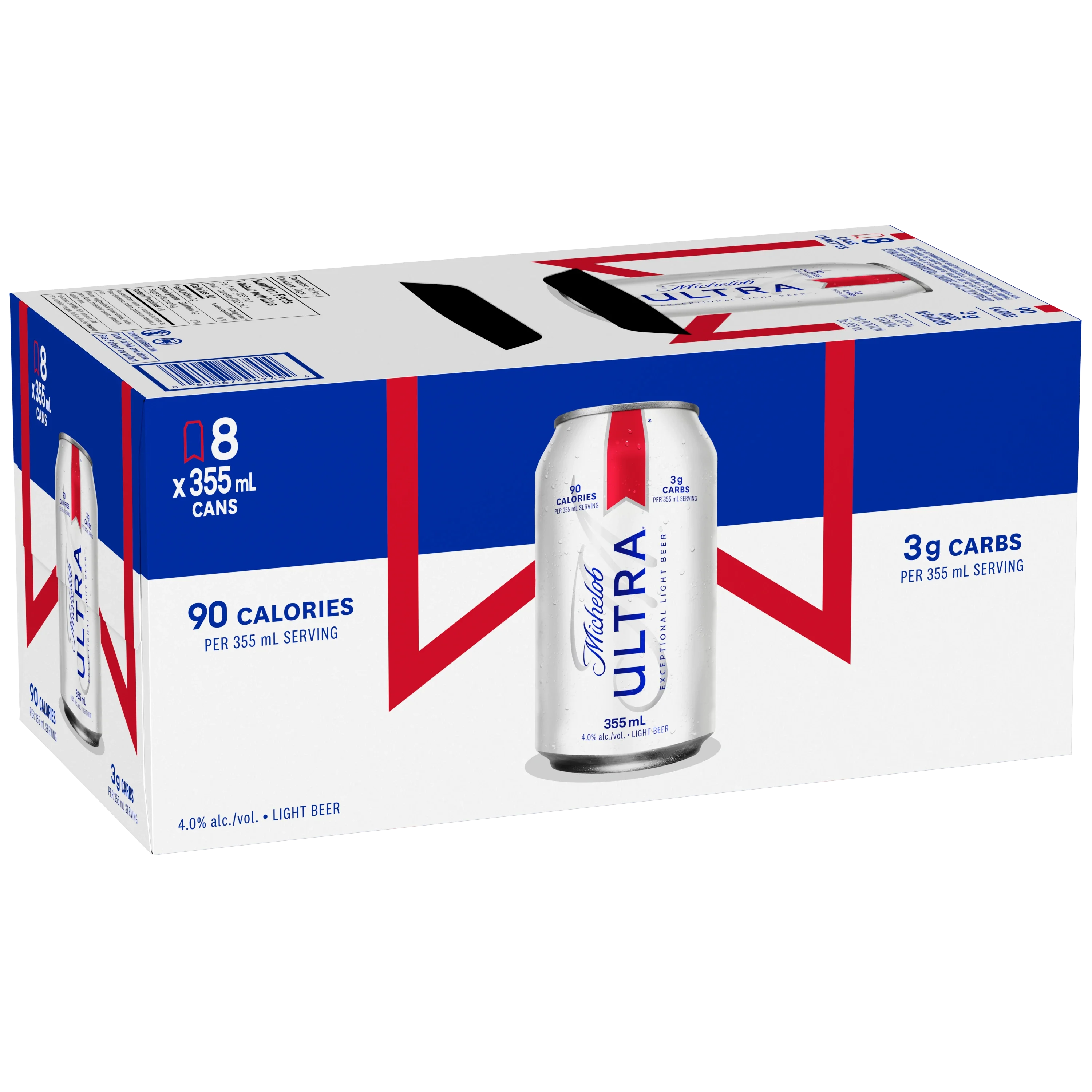 MICHELOB ULTRA LIGHT LAGER 355ML 8PK CAN @ Lethbridge [1057578]