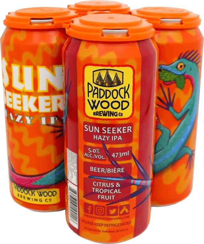 PADDOCK WOOD SUN SEEKER HAZY IPA 473ML 4PK CAN @ Sage Hill [1059232]