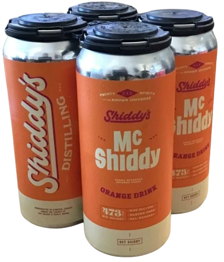 SHIDDYS ORANGE DRINK 473ML 4PK CAN @ Red Deer [1052007]
