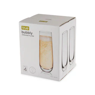 TRUE BUBBLY STEMLESS FLUTES 4PK @ Southgate [1061123]