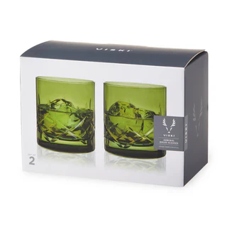 VISKI ADMIRAL ROCKS GLASSES GREEN 2PK @Deerfoot Meadows [1061248]