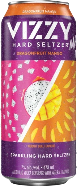 VIZZY HARD SELTZER MAX DRAGONFRUIT MANGO 473ML CAN @ MacTaggart Ridge [1051041]