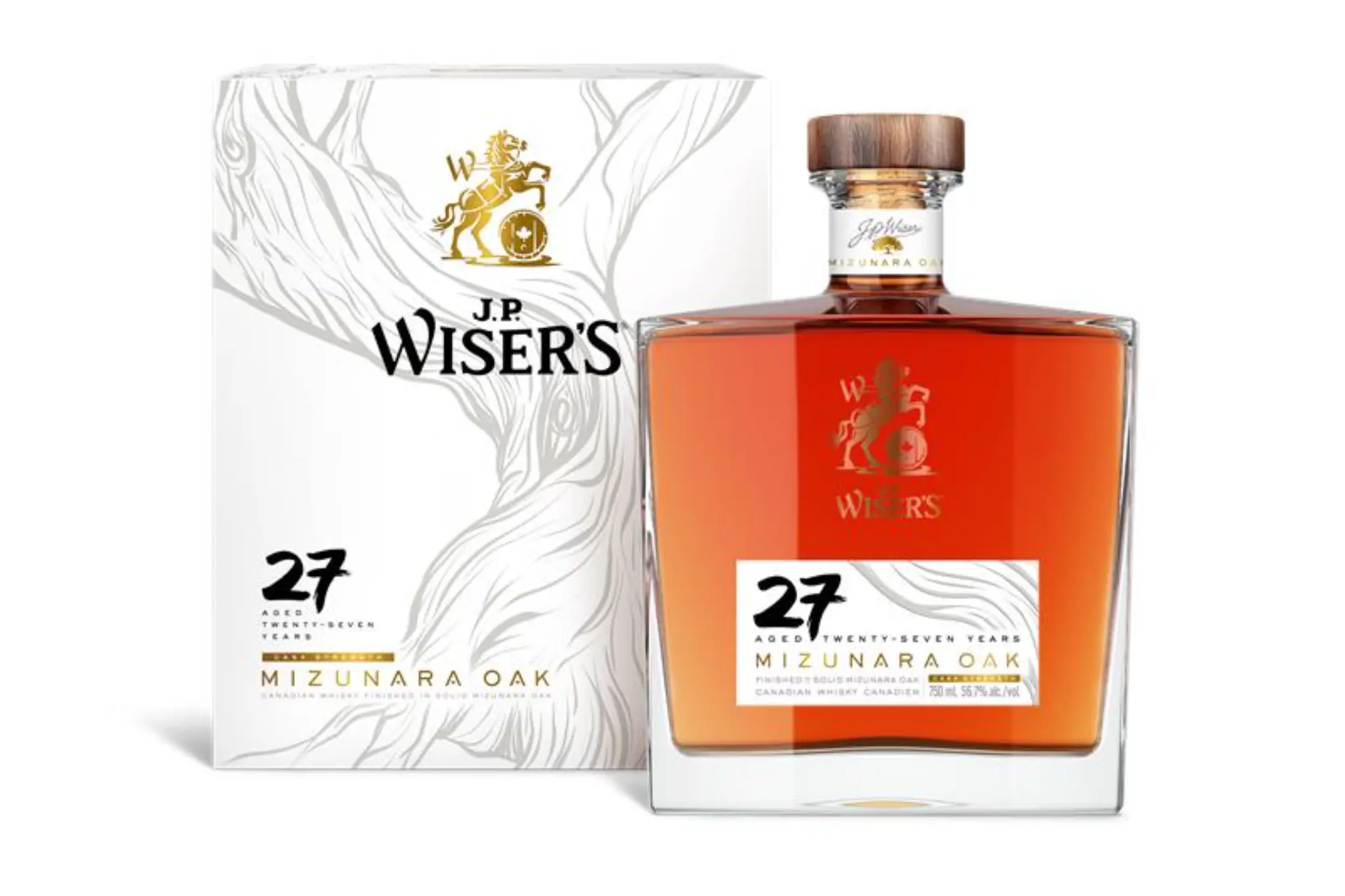 WISERS 27YR MIZUNARA OAK CANADIAN WHISKY 750ML @ Sage Hill [1061421]